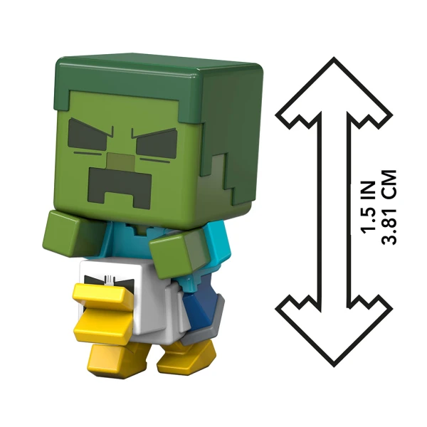 MINECRAFT MINI MODE SPWN EGG - ZOMBIE RIDING CHICKEN