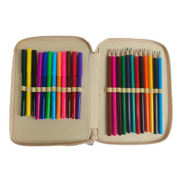 MUST TEAM DOUBLE FILLED PENCIL CASE 15X5X21 cm VAIANA 2