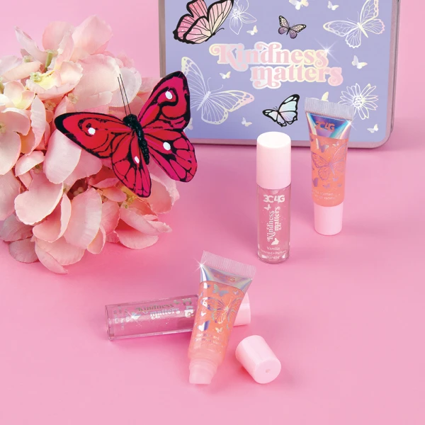 MAKE IT REAL 3C4G BUTTERFLY KISSES LIP SET