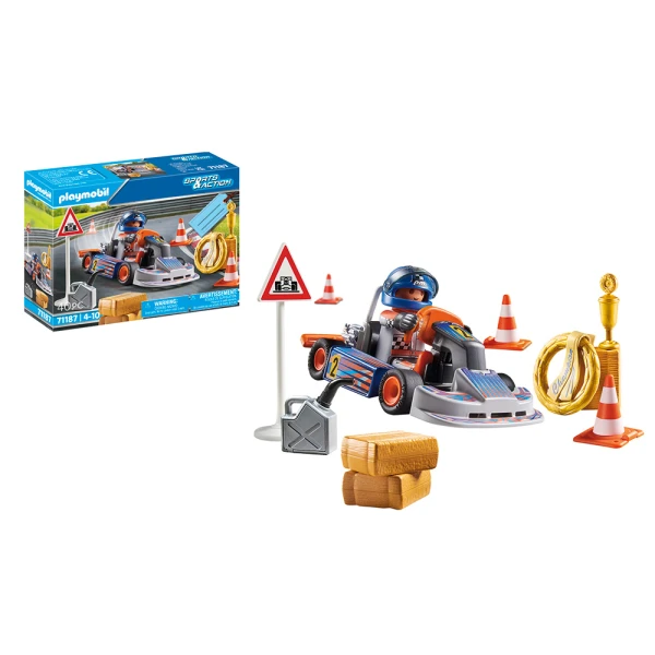 PLAYMOBIL SPORTS & ACTION GIFT SET GO-KART RACER