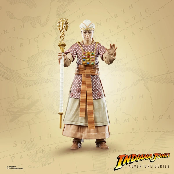 INDIANA JONES ADVENTURE SERIES FIGURE 15 cm RENE BELLOQ CEREMONIAL
