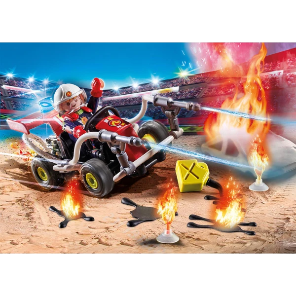 PLAYMOBIL STUNT SHOW FIRE QUAD
