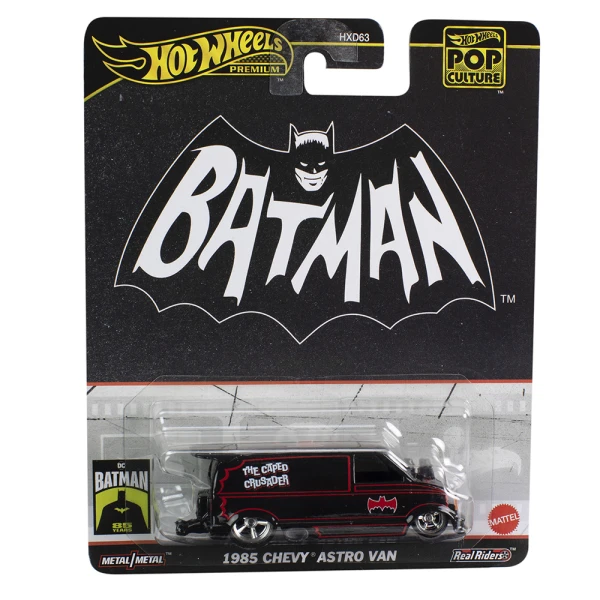 HOT WHEELS ΑΥΤΟΚΙΝΗΤΑΚΙΑ PREMIUM - POP CULTURE - BATMAN - 1985 CHEVY ASTRO VAN