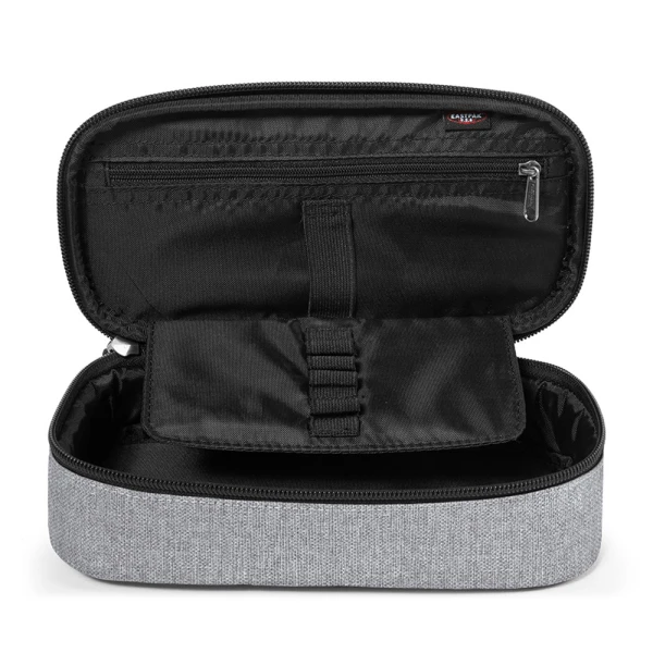 EASTPAK OVAL XL SINGLE PENCIL CASE SUNDAY GREY