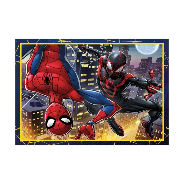CLEMENTONI ΠΑΙΔΙΚΟ ΠΑΖΛ SUPER COLOR 4 ΣΕ 1 MARVEL SPIDERMAN 12-16-20-24 τμχ