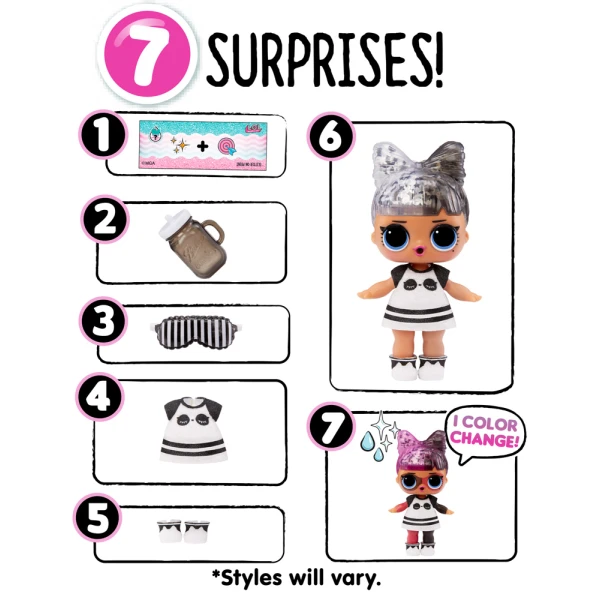 L.O.L. SURPRISE! GLITTER COLOR CHANGE DOLL
