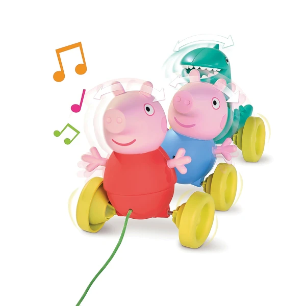 TOMY TOOMIES ΒΡΕΦΙΚΟ ΠΑΙΧΝΙΔΙ ΣΥΡΟΜΕΝΟ ΟΙΚΟΓΕΝΕΙΑ PEPPA PIG ΓΙΑ 18+ ΜΗΝΩΝ