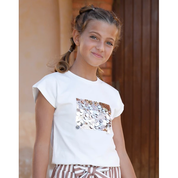 ENERGIERS GIRL BLOUSE ECRU