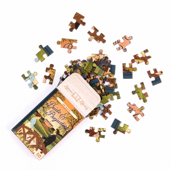 JIGSAW LIBRARY ΜΙΝΙ ΠΑΖΛ 50 τεμ. - 6 ΣΧΕΔΙΑ