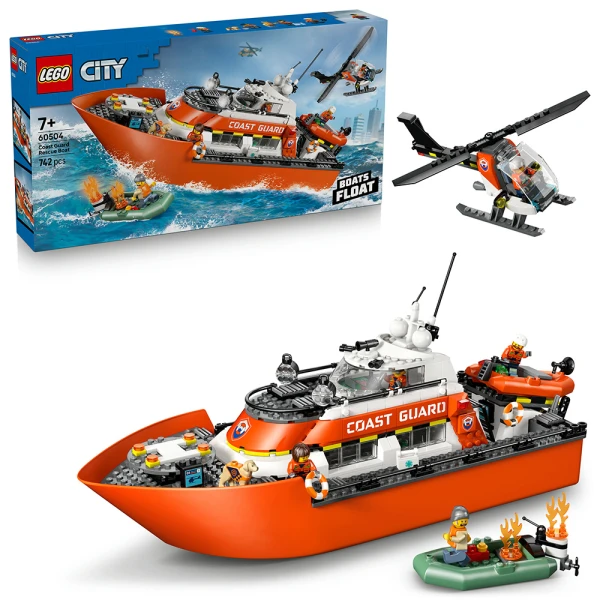 LEGO® CITY ΔΙΑΣΩΣΤΙΚΟ ΣΚΑΦΟΣ & ΕΛΙΚΟΠΤΕΡΟ ΑΚΤΟΦΥΛΑΚΗΣ