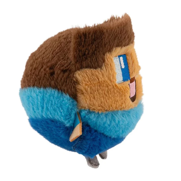 TY FLUFFY BALL BEANIE BOUNCERS - MINECRAFT STEVE