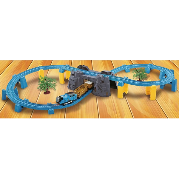 BATTERY OPERATED TRAIN WITH BRIDGE - MUSIC - LIGHT