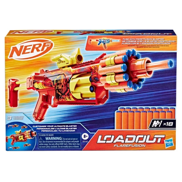 NERF LOADOUT FLAREFUSION BLASTER