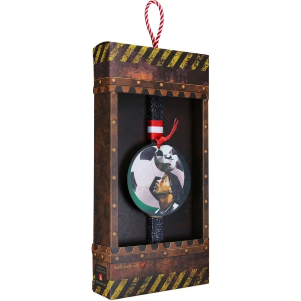 SYNCHRONIA HANDMADE CANDLE 30 cm FOOTBALL HEADER