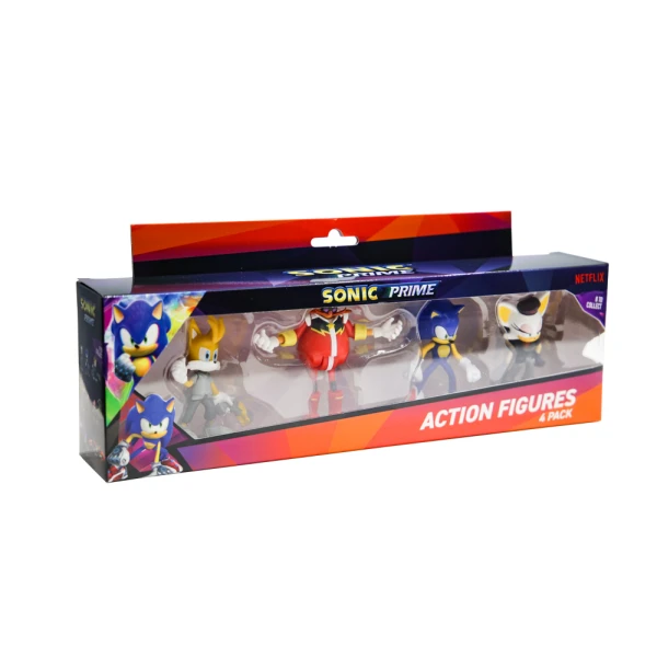 P.M.I. SONIC ARTICULATED ACTION FIGURES 7.5cm 4PACK S1