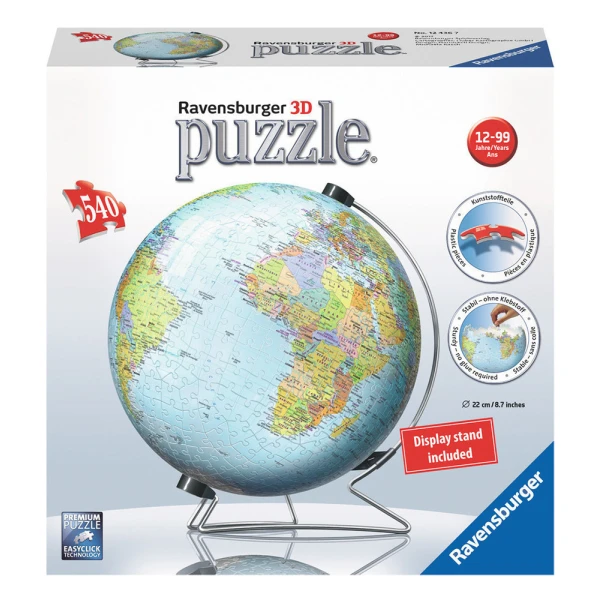 RAVENSBURGER 3D PUZZLE 540 pcs GLOBE