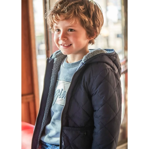 MAYORAL JACKET SOFT DOUBLE SIDED MARINE