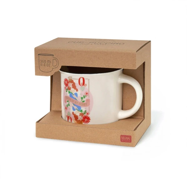 LEGAMI PORCELAIN MUG CUP-PUCCINO 350ml - QUEEN