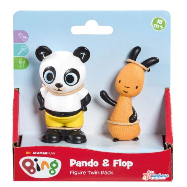 BING SET WITH 2 FIGURES - 3 DESIGNS