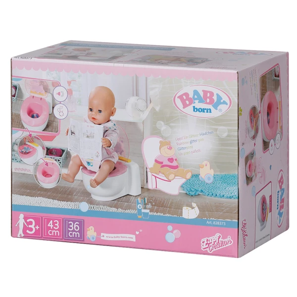 ZAPF CREATION BABY BORN ΤΟΥΑΛΕΤΑ POO POO