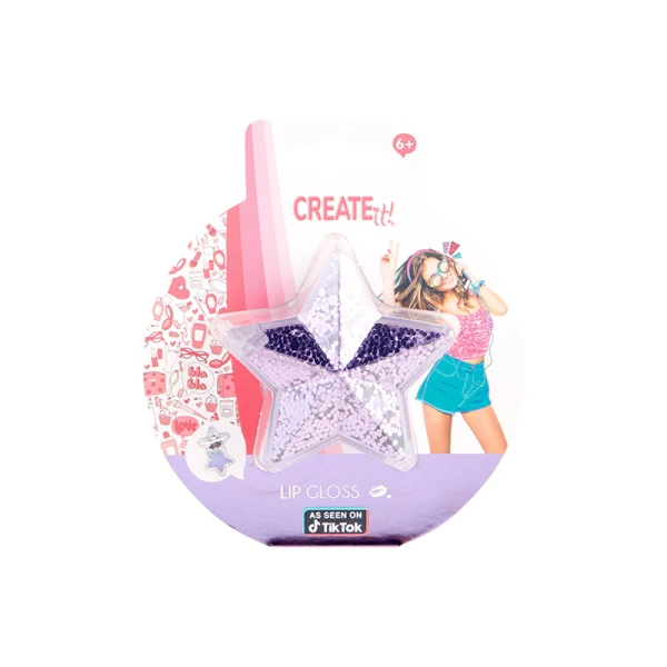 CREATE IT! LIP GLOSS SPARKLE CONFETTI - 3 ΣΧΕΔΙΑ