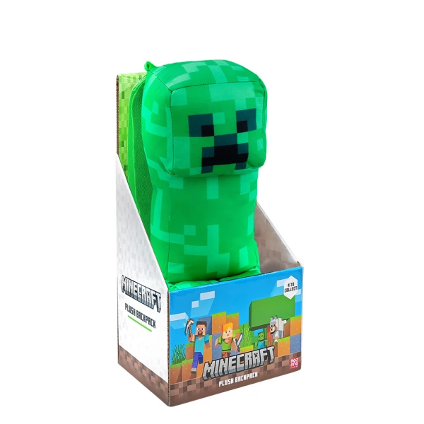 MINECRAFT PLUSH BACKPACK - 4 DESIGNS