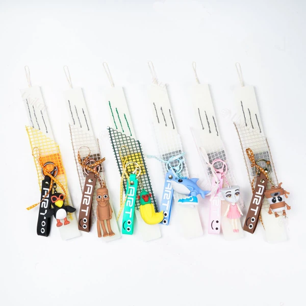 UNIKER HANDMADE CANDLE KEYCHAIN BRAIN BIG - 6 DESIGNS