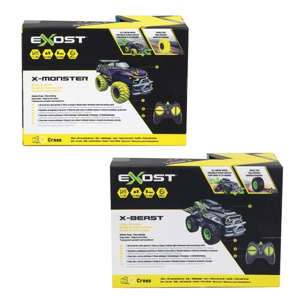 EXOST X-MONSTER ΚΑΙ X-BEAST ΤΗΛΕΚΑΤΕΥΘΥΝΟΜΕΝΑ ΑΥΤΟΚΙΝΗΤΑ - 2 ΣΧΕΔΙΑ