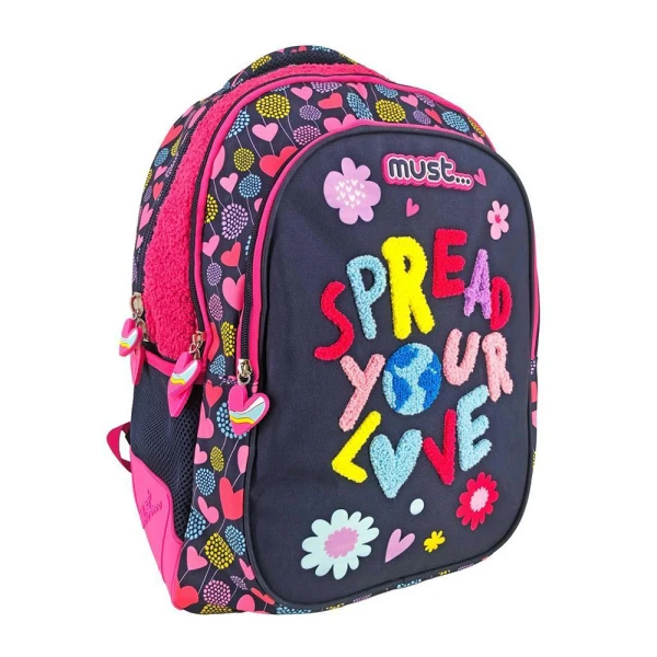 MUST ELEMENTARY SCHOOL BACKPACK SPREAD YOUR LOVE