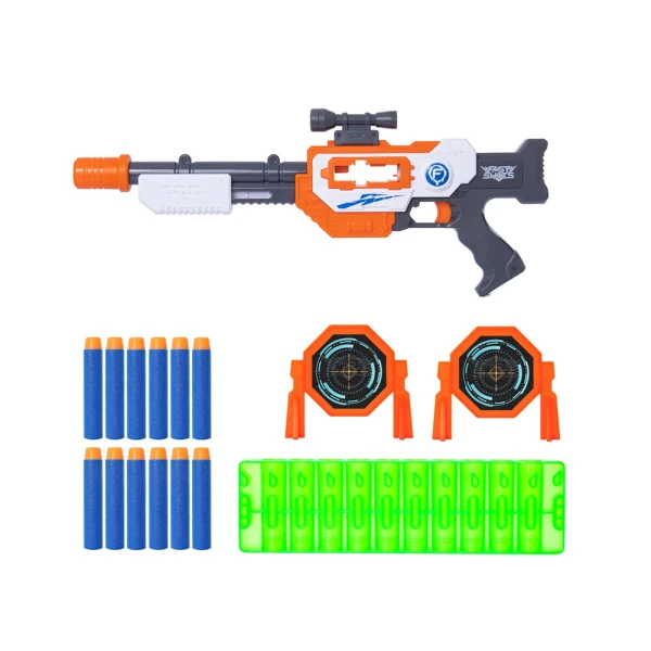 FAST SHOTS ZEPHYR XTREME ΜΕ 12 ΑΦΡΩΔΗ ΒΕΛΑΚΙΑ ΚΑΙ 2 ΣΤΟΧΟΥΣ