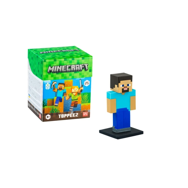 MINECRAFT FIGURE 3D TOPPEEZ 6  cm SURPRISE