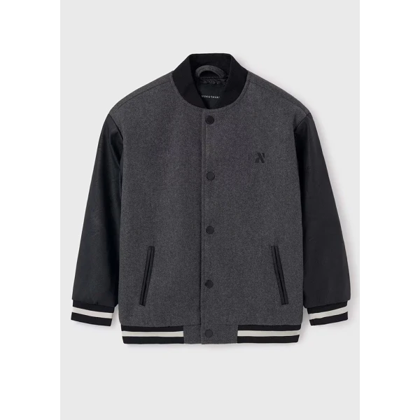 MAYORAL CARDIGAN BOMBER COMBINED DARK GREY