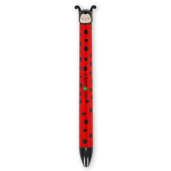 LEGAMI ΣΤΥΛΟ BALLPOINT 2 ΧΡΩΜΑΤΩΝ CLICK & CLACK - LADYBUG