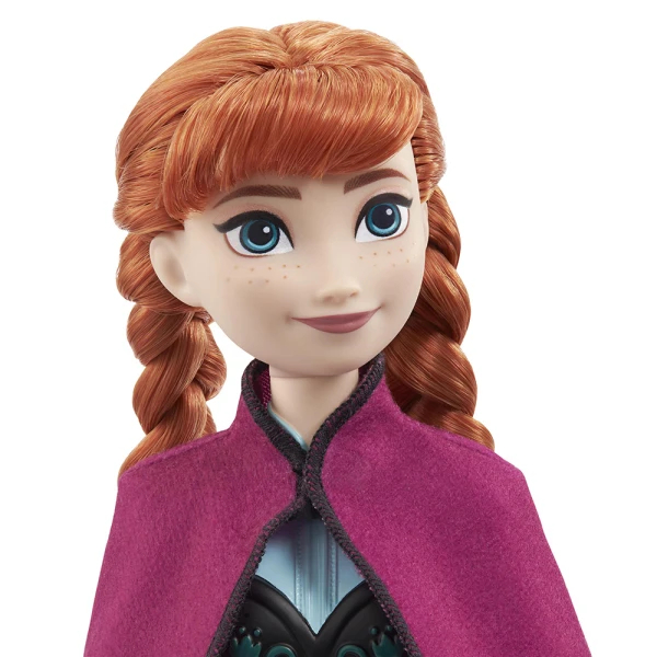 DISNEY PRINCESS ΒΑΣΙΚΗ ΚΟΥΚΛΑ ANNA ΜΠΛΕ ΦΟΡΕΜΑ