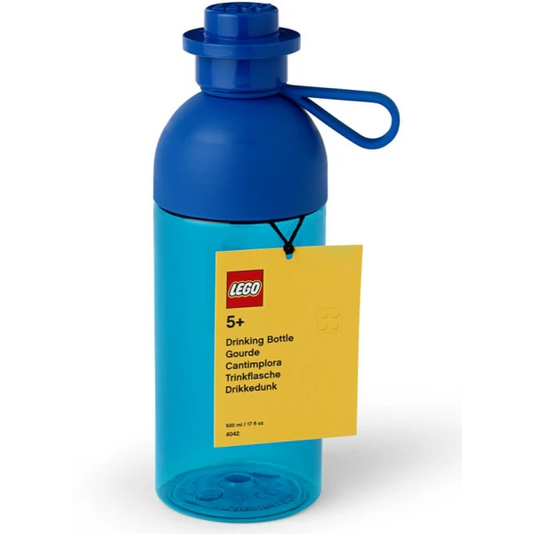 LEGO ΜΠΟΥΚΑΛΙ ΕΝΥΔΑΤΩΣΗΣ 500ml LEGO 043 TRANSPARENT BLUE