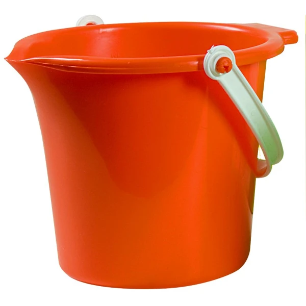 BEACH BUCKET, MONOCHROME, 18 cm. WITH SPOUT - 4 COLORS