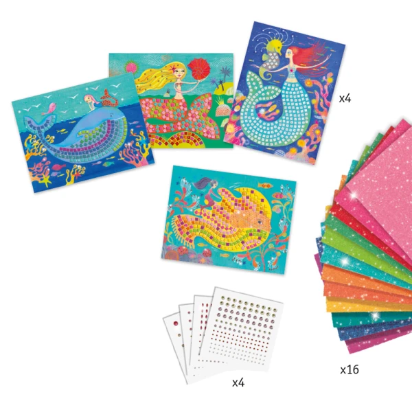 DJECO PAPER CREATION MOSAIC MERMAID