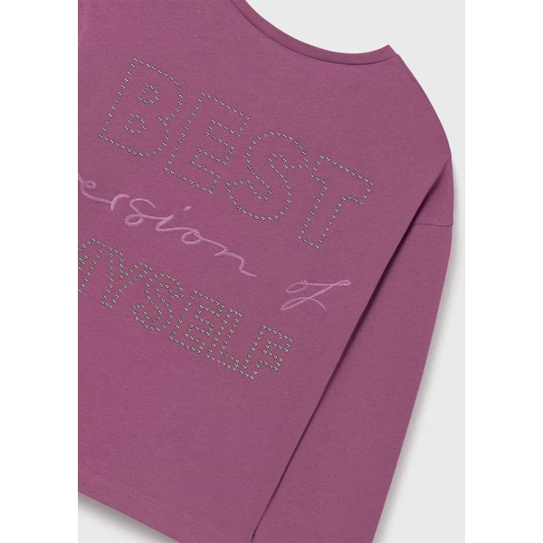 MAYORAL LONG SLEEVES BLOUSE PURPLE