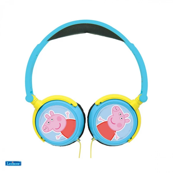 LEXIBOOK PEPPA PIG STEREO ΑΝΑΔΙΠΛΟΥΜΕΝΑ ΑΚΟΥΣΤΙΚΑ ΜΕ ΑΣΦΑΛΗ ΕΝΤΑΣΗ ΓΙΑ ΠΑΙΔΙΑ