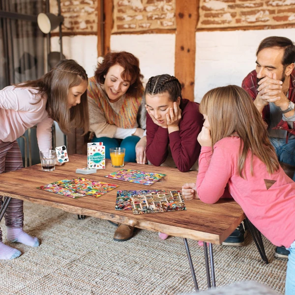 AS GAMES CARD GAME HIDDEN OBJECTS FOR AGES 6-99 AND 2-4 PLAYERS