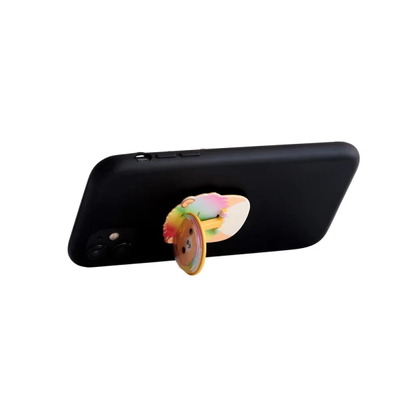 SQUISHMALLOWS UNIVERSAL PHONE GRIP & ΒΑΣΗ ΣΤΗΡΙΞΗΣ - LEONARD THE LION