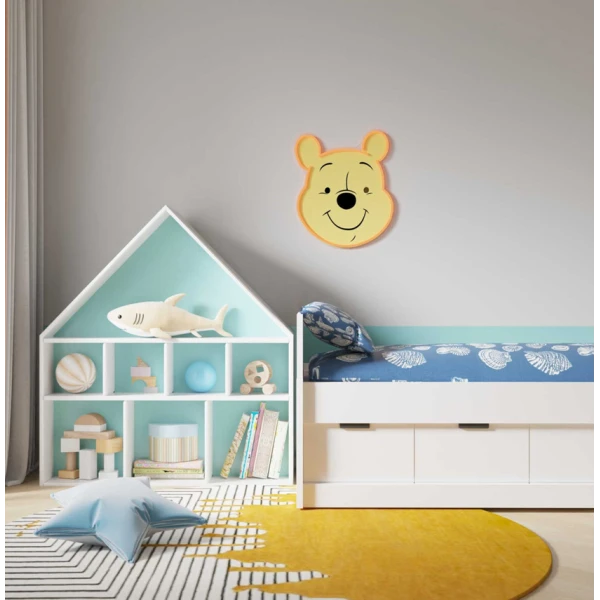 YELLOWPOP ILLUMINATED DECORATIVE DISNEY WINNIE FACE