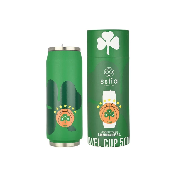 ESTIA HOME ART THERMAL TRAVEL CUP 500ml - PANATHINAIKOS BC
