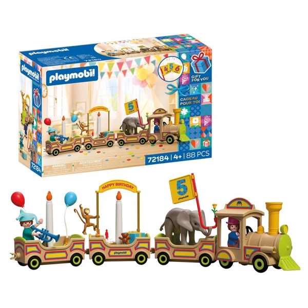 PLAYMOBIL GIFT COLLECTION BIRTHDAY TRAIN