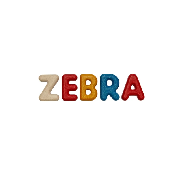 PLAN TOYS ΞΥΛΙΝΗ ΑΛΦΑΒΗΤΑ ΜΕ ΚΕΦΑΛΑΙΑ (ΑΓΓΛΙΚΑ)