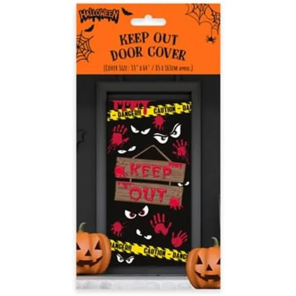 HALLOWEEN ΔΙΑΚΟΣΜΗΤΙΚΟ ΠΟΡΤΑΣ KEEP OUT 85X163 εκ.