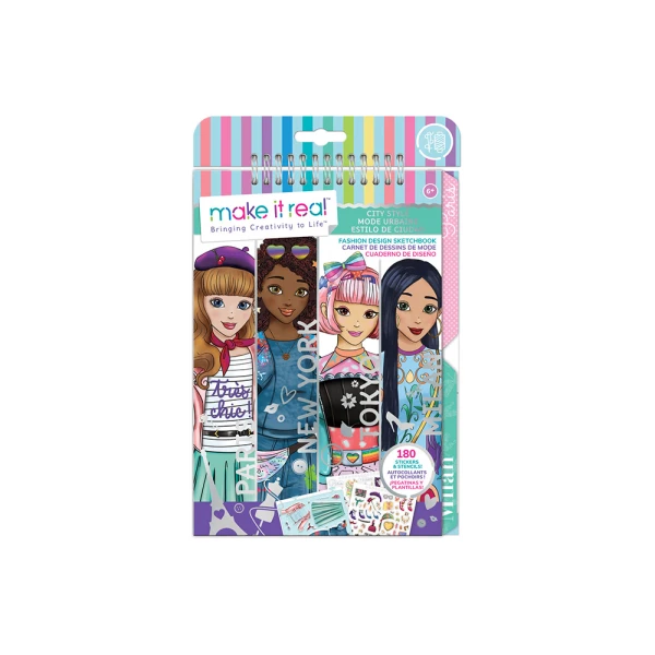 MAKE IT REAL - FASHION DESIGN SKETCHBOOK CITY STYLE 3207