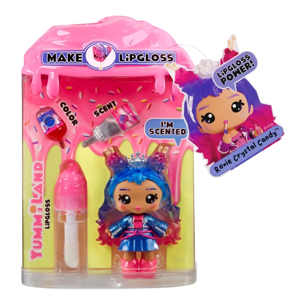 YUMMILAND LIPGLOSS DOLLS2 - ROCK CANDY - ROXIE CRYSTAL CANDY