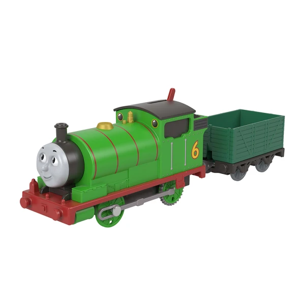 THOMAS THE TRAIN - MOTORIZED TRAIN WITH WAGON - PERCY