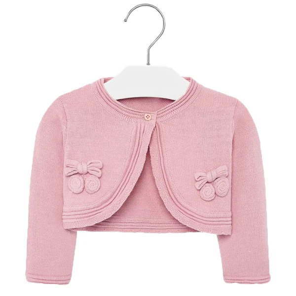 MAYORAL KNITTED SWEATER FLOWERS ROZE